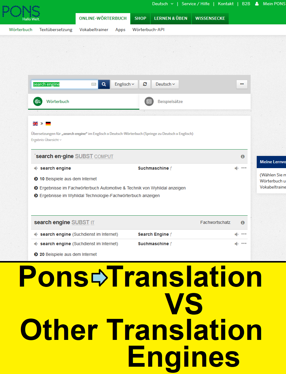 pons translator software